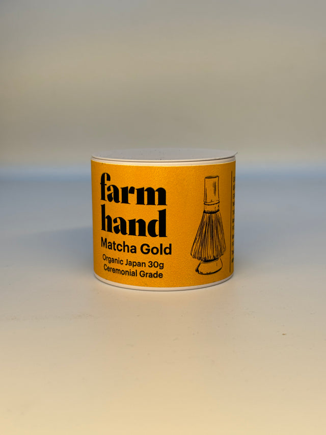 FARMHAND MATCHA CEREMONIAL GOLD, 30g Bag In Tin