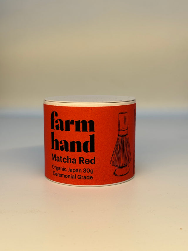 FARMHAND MATCHA CEREMONIAL RED, 30g Bag In Tin