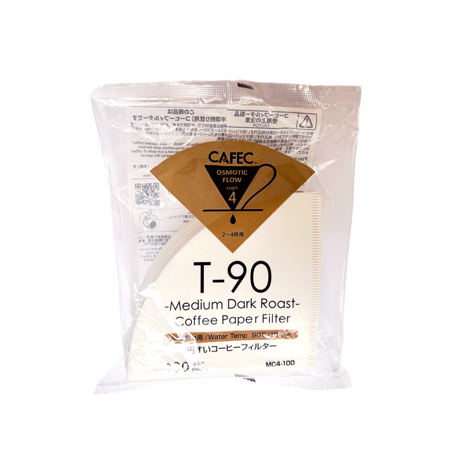 CAFEC MEDIUM-DARK ROAST COFFEE FILTER PAPER 1 and 4 Cup