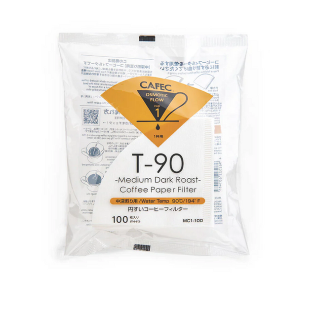 CAFEC MEDIUM-DARK ROAST COFFEE FILTER PAPER - CUP 4