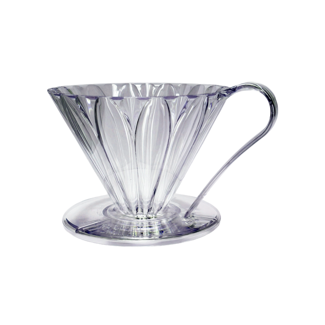 CAFEC TRITAN FLOWER DRIPPER (Clear) Cup4 (for 2-4 cups)