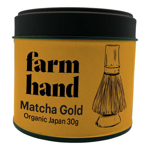 FARMHAND MATCHA CEREMONIAL GOLD, 30g Bag In Tin