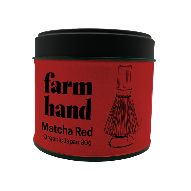 FARMHAND MATCHA CEREMONIAL RED, 30g Bag In Tin