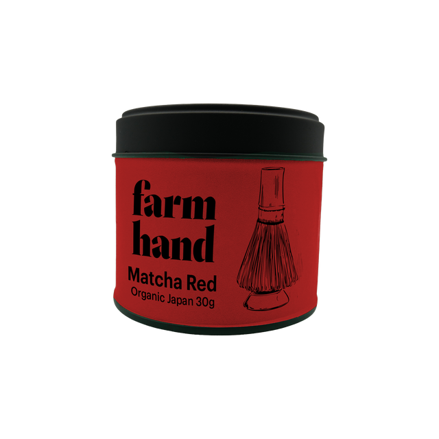 FARMHAND MATCHA CEREMONIAL RED, 30g Bag In Tin