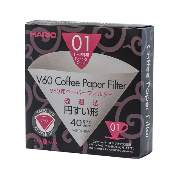 HARIO PAPER FILTER FOR V60 - 01 dripper