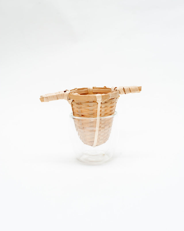 STRAINER TEA BAMBÚ - 2 Láimhseáil