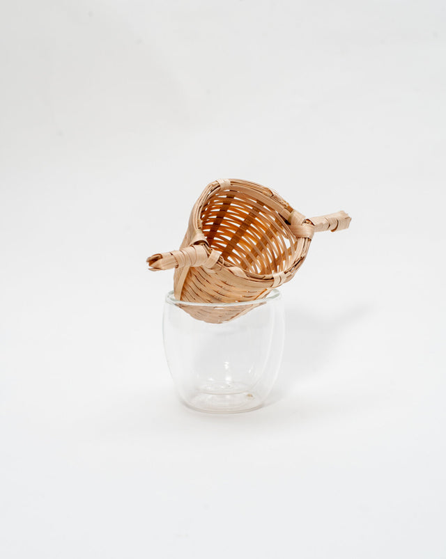 STRAINER TEA BAMBÚ - 2 Láimhseáil