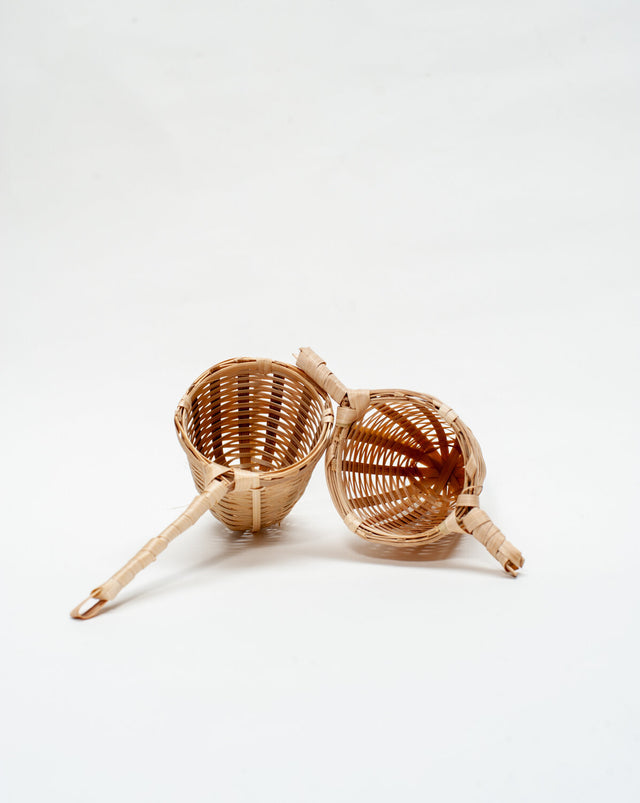 STRAINER TEA BAMBÚ - 2 Láimhseáil
