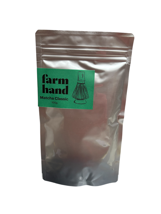 FARMHAND MATCHA CLASSIC, 100g Ziplock Pouch