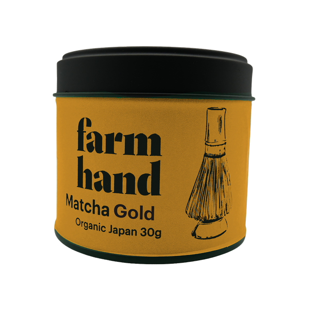 FARMHAND MATCHA CEREMONIAL GOLD, 30g Bag In Tin