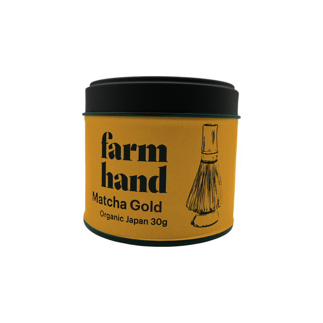 FARMHAND MATCHA CEREMONIAL GOLD, 30g Bag In Tin