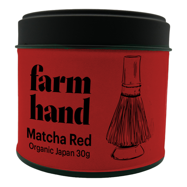 FARMHAND MATCHA CEREMONIAL RED, 30g Bag In Tin